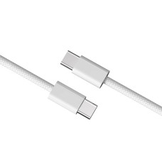 Кабель Aspor A010 Fast Charge Type-C – Type-C 100W/0.3м- білий