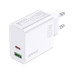 Мережевий зарядний пристрій Jokade JB045 (USB/USB-C/65W)- білий