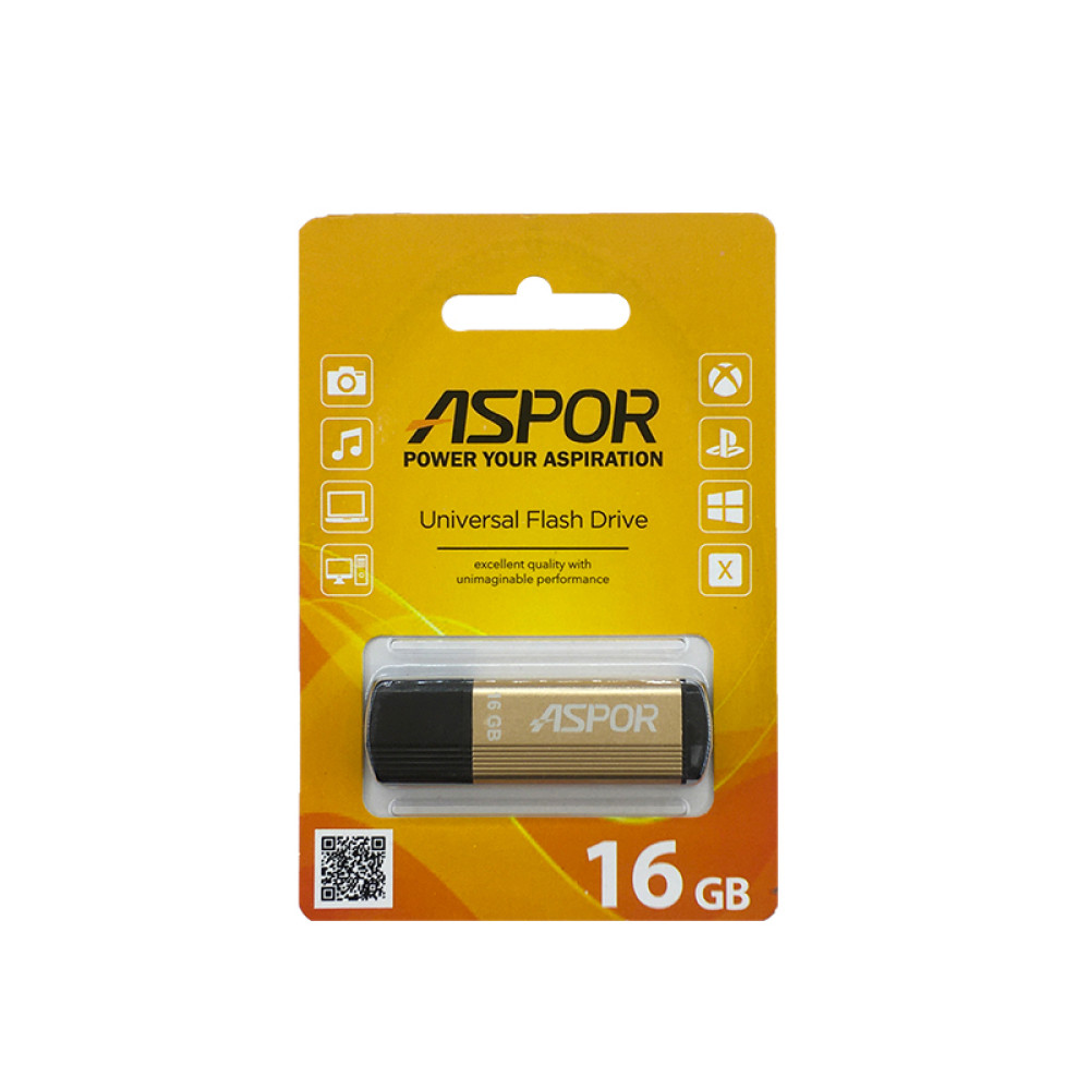 USB Flash Aspor AR121 16GB- золотий