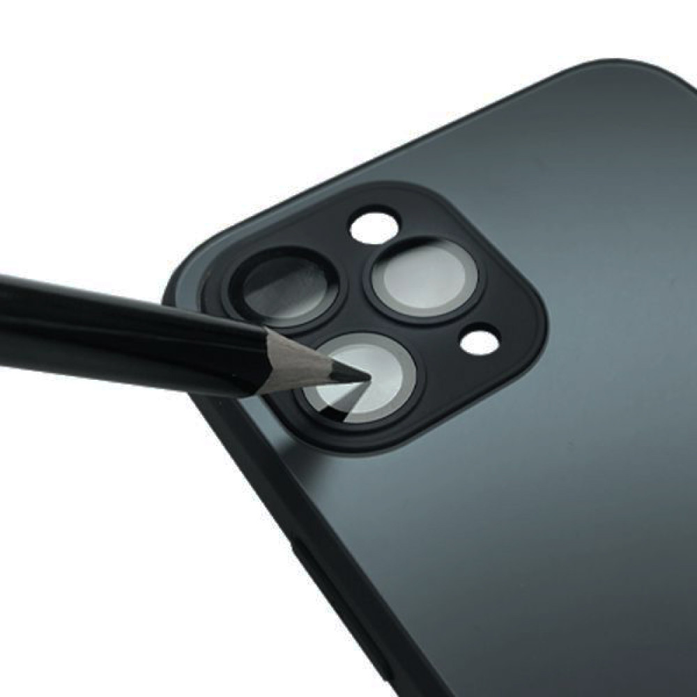 Чохол накладка Sapphire Matte Glass Full для iPhone 12 Pro- black