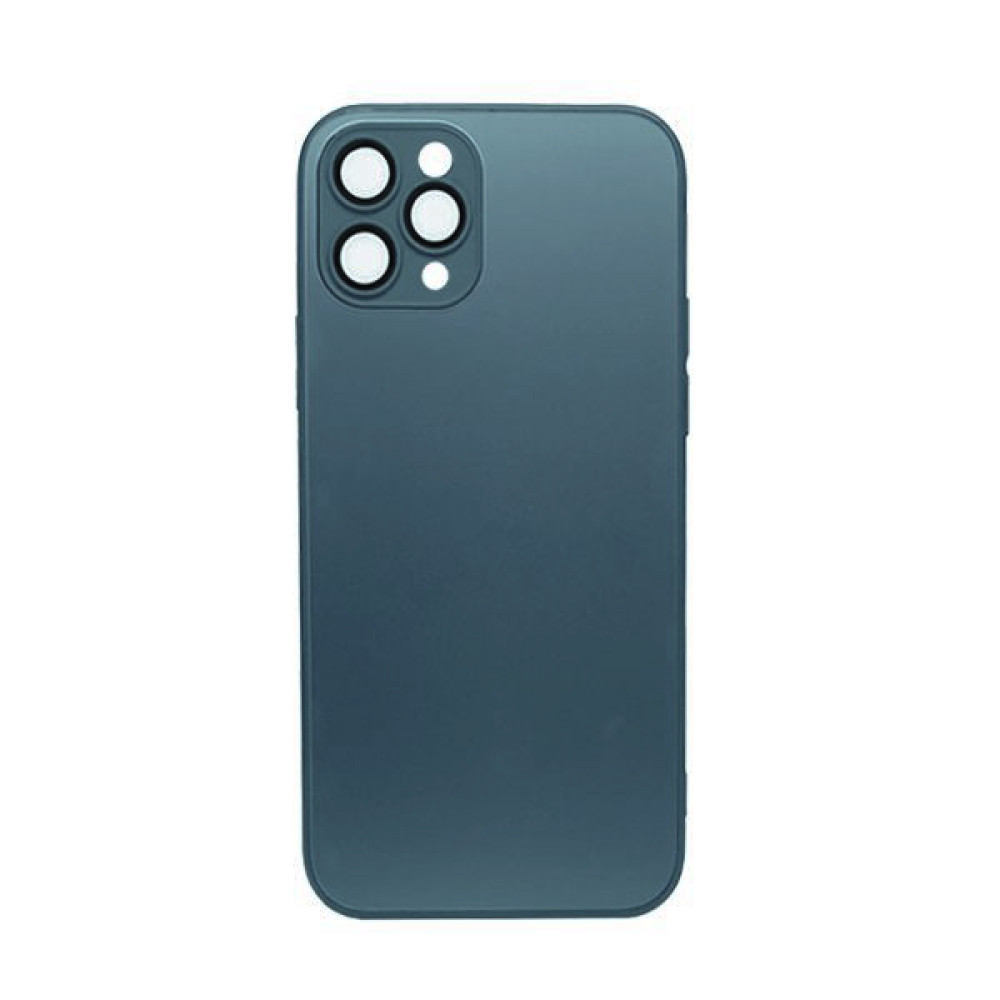 Чохол накладка Sapphire Matte Glass Full для iPhone 13 Pro Max- blue