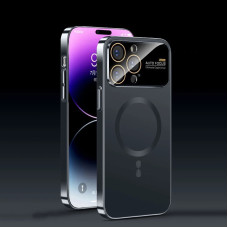Чохол накладка Glass Slim Case with Magsafe для iPhone 14 Pro Max- black