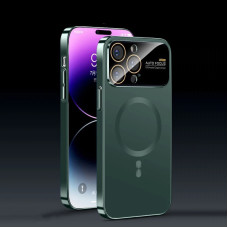 Чохол накладка Glass Slim Case with Magsafe для iPhone 15 Pro- green