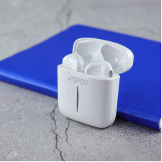 Bluetooth навушники Aspor A605 New Design- білий