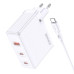 Мережевий зарядний пристрій Jokade JB060 (1USB/2USB-C/PD100W) + кабельType-C - Type-C -білий