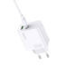 Мережевий зарядний пристрій Jokade JB046 (USB/USB-C/65W) + кабель Type-C - Type-C- білий