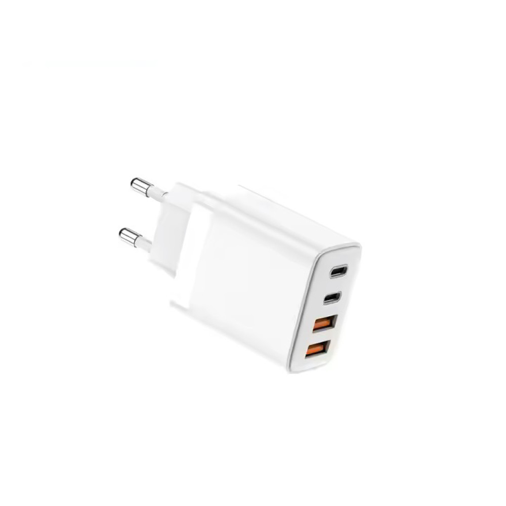 Мережевий зарядний пристрій Aspor A833 (2USB-C/2USB/3A/40W)- білий