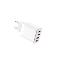 Мережевий зарядний пристрій Aspor A833 (2USB-C/2USB/3A/40W)- білий