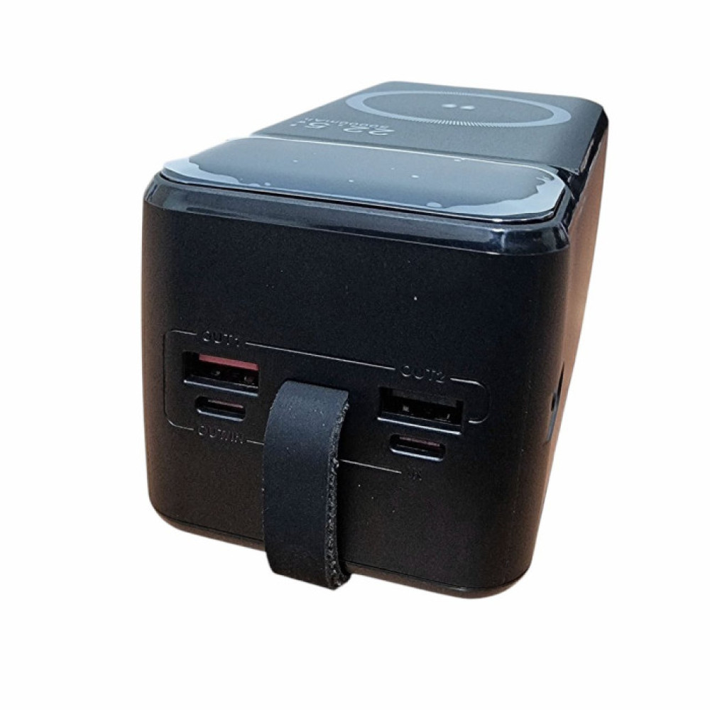 Портативний зарядний пристрій (Повербанк) PYT-50 50000mAh 22.5W + Wireless Charge (2USB/2USB-C)- чорний