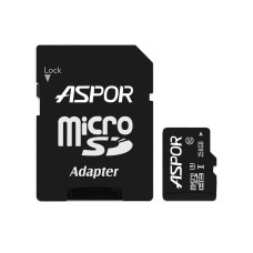Карта пам`яті Aspor MicroSDXC 256GB UHS-III (Class 10) + SD adapter Карта пам`яті Aspor MicroSDXC 256GB UHS-III (Class 10) + SD adapter