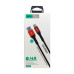 Кабель Aspor A167 USB – Lightning 2.4A/1м- червоний