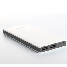 Портативний зарядний пристрій (Повербанк) Aspor A341 10000 mAh- біло-сірий