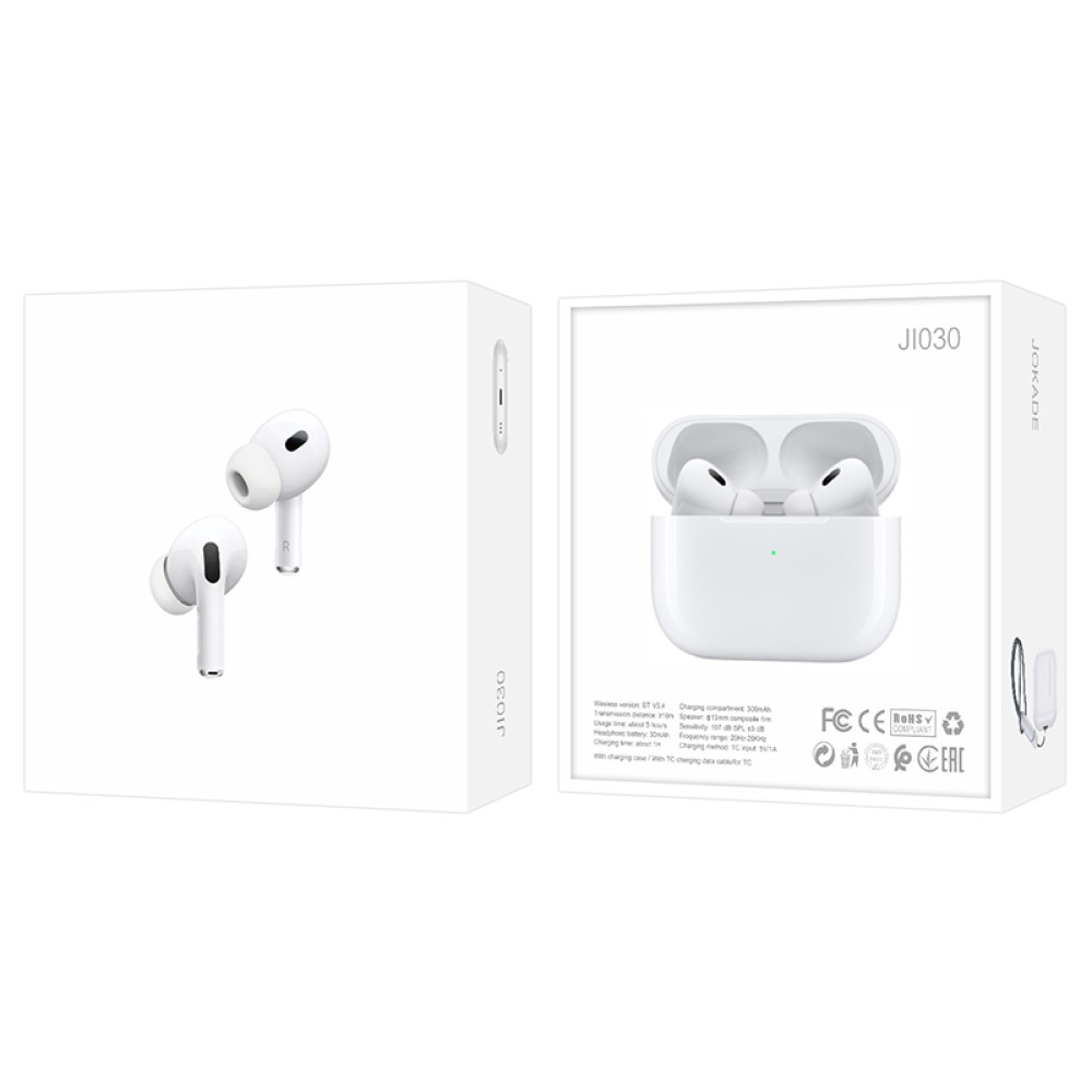Bluetooth навушники Jokade JI030- білий