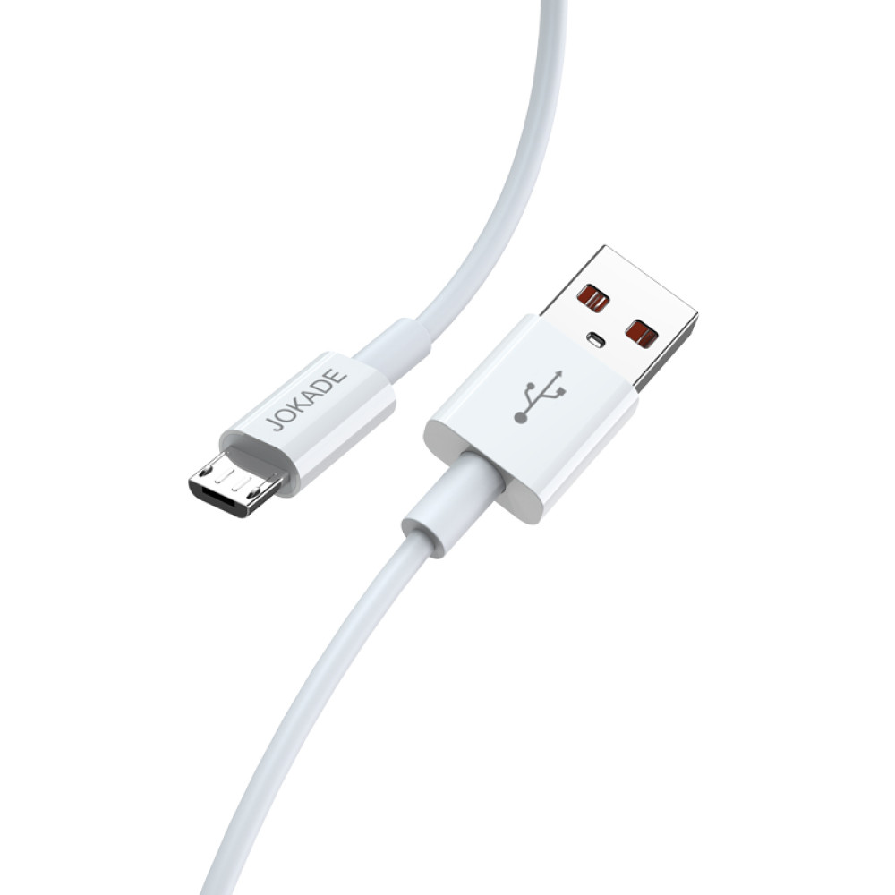 USB кабель Jokade JA016 Micro 5A/1м- білий