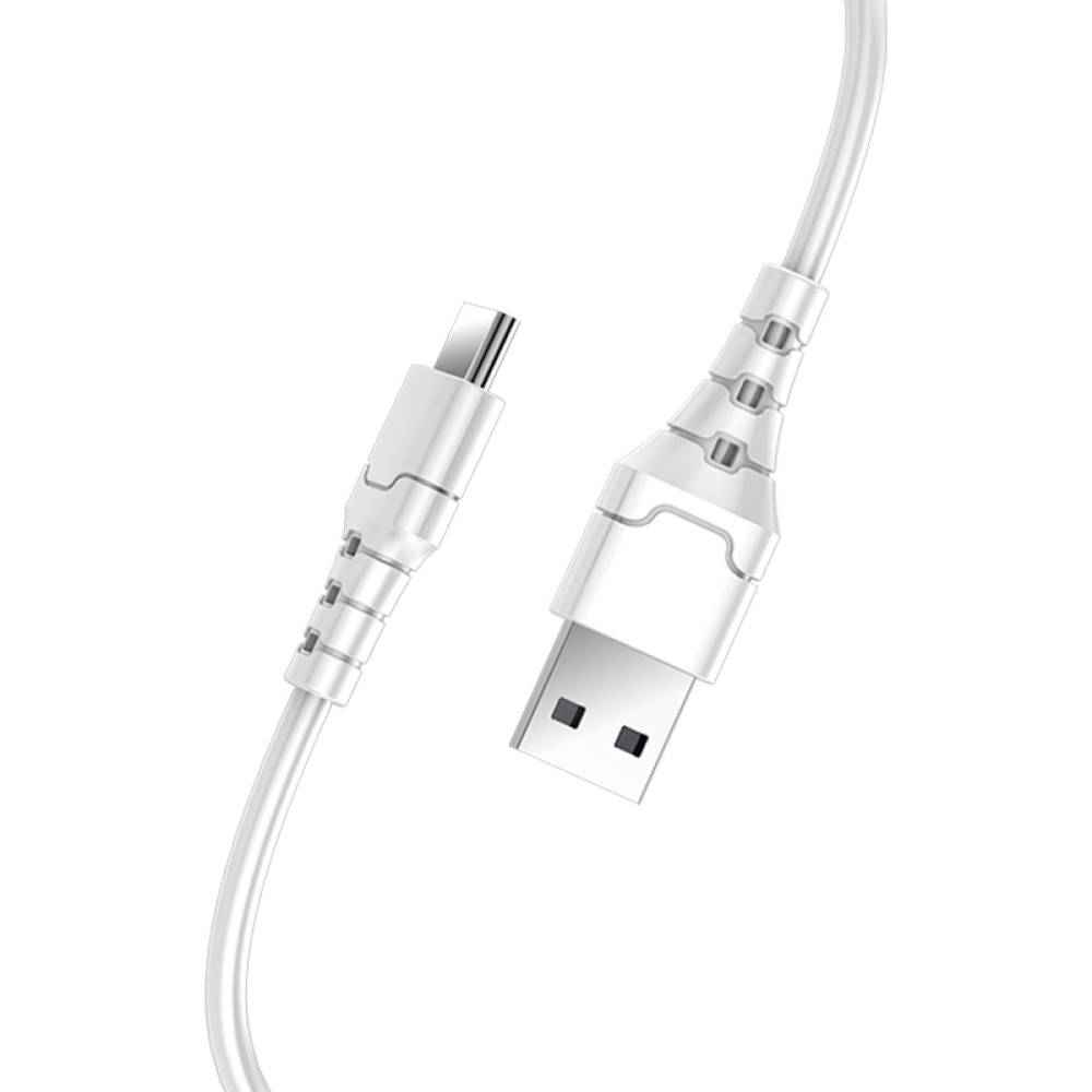 USB кабель Aspor A102L Type-C Fast Charge 3A/2м- білий