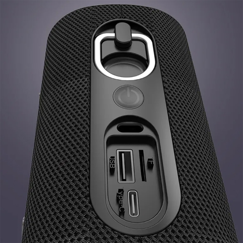 Bluetooth колонка Aspor A679 (15W)- чорний