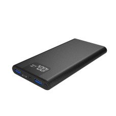 Портативний зарядний пристрій (Повербанк) Aspor A375 10000 mAh- чорний