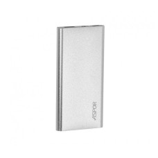 Портативний зарядний пристрій (Повербанк) Aspor A383 10000 mAh- срібло