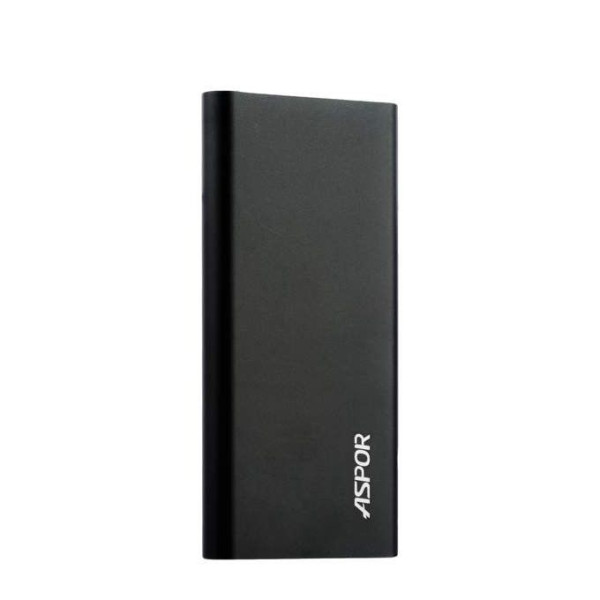 Портативний зарядний пристрій (Повербанк) Aspor A383 10000 mAh- чорний Портативний зарядний пристрій (Повербанк) Aspor A383 10000 mAh- чорний