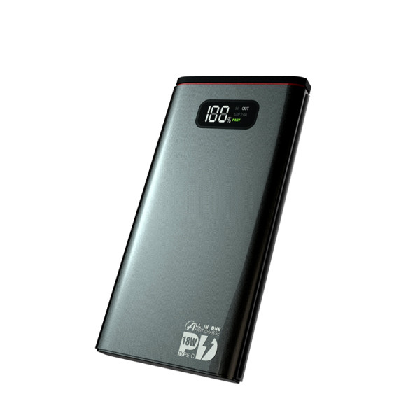 Портативний зарядний пристрій (Повербанк) Aspor Q389 10000 mAh- чорний Портативний зарядний пристрій (Повербанк) Aspor Q389 10000 mAh- чорний