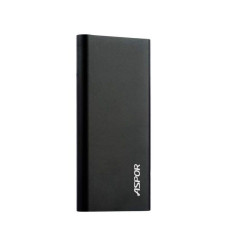 Портативний зарядний пристрій (Повербанк) Aspor A373 6000 mAh- чорний