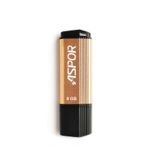 USB Flash Aspor AR121 8GB- золотий USB Flash Aspor AR121 8GB- золотий