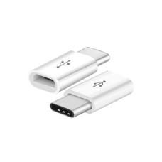 Перехідник Type-C – Micro USB- білий