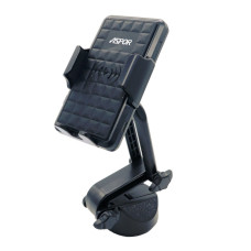 Автомобільний тримач Fast Wireless Charge Aspor 5V/2A- чорний Автомобільний тримач Fast Wireless Charge Aspor 5V/2A- чорний
