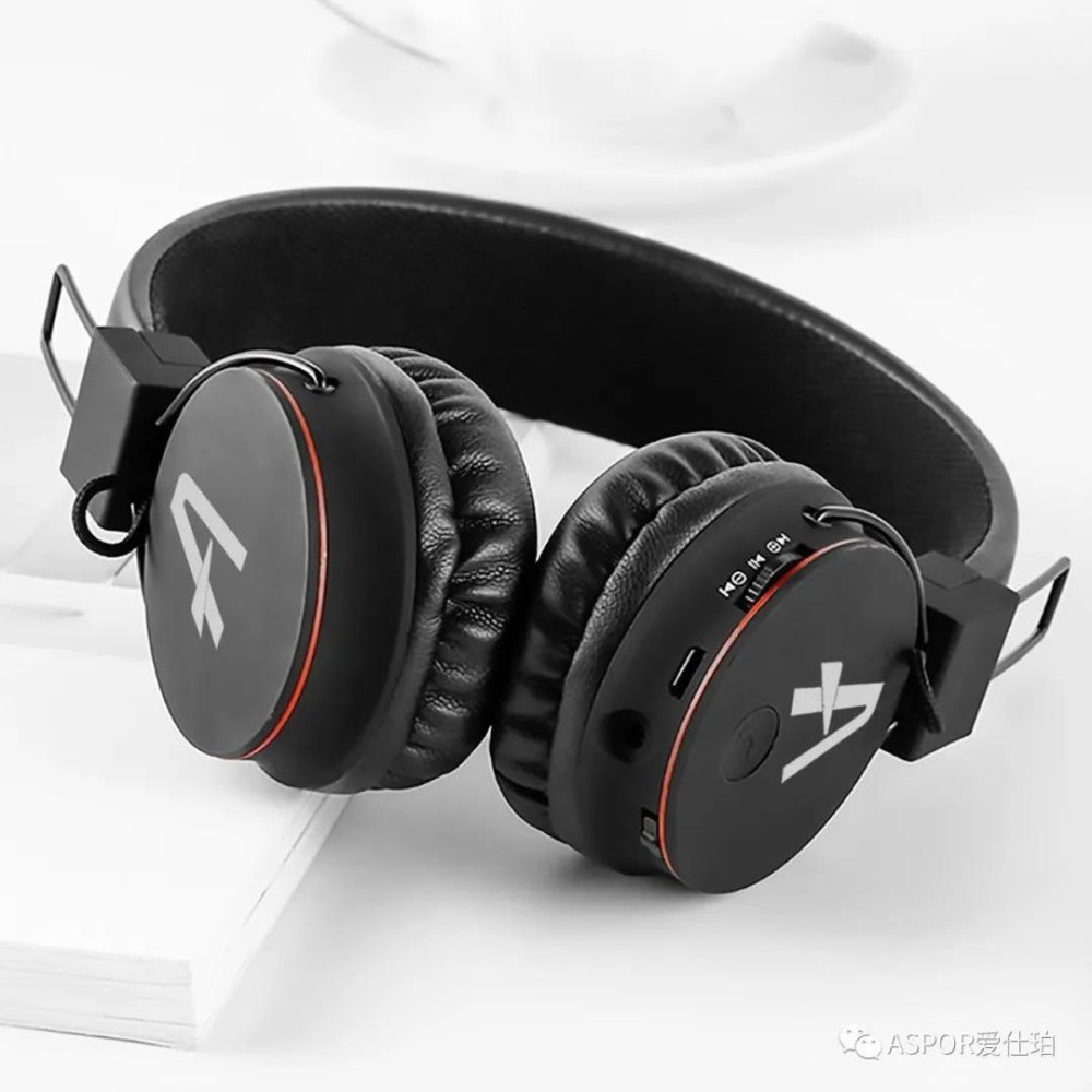 Bluetooth навушники Aspor A610- чорний
