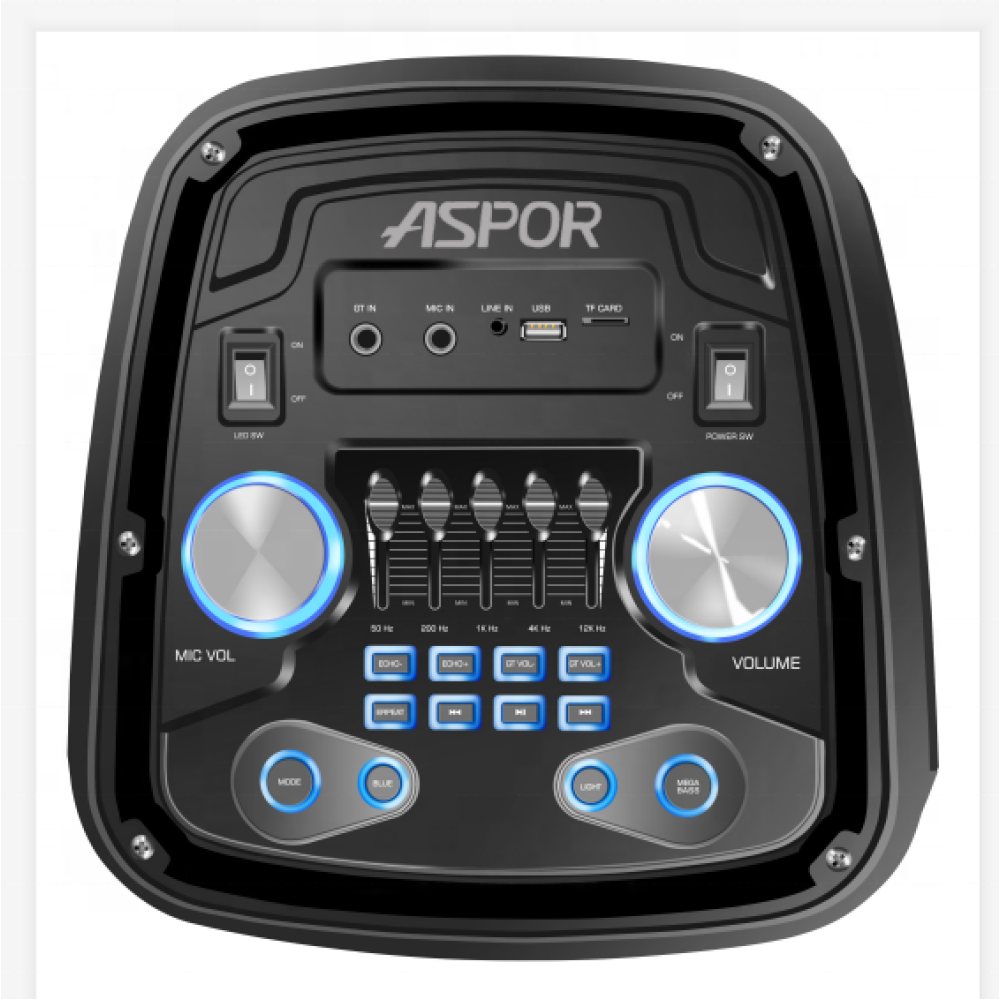 Bluetooth колонка Aspor A668- чорний