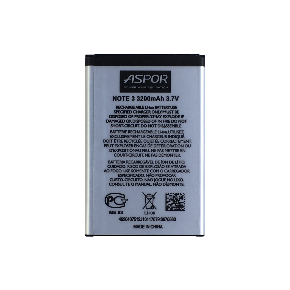 Акумулятор Aspor EB-B800BE для Samsung Note 3/N9000