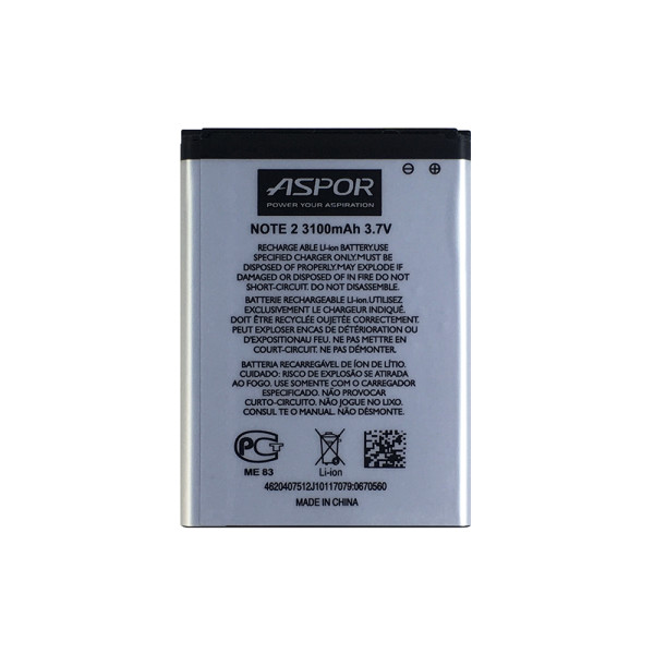Акумулятор Aspor EB595675LU для Samsung Note 2/N7100 Акумулятор Aspor EB595675LU для Samsung Note 2/N7100