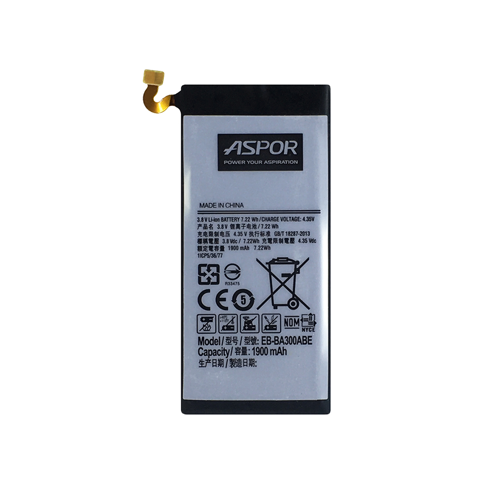 Акумулятор Aspor BMS6381/EB-BA300ABE для Samsung A3 2015