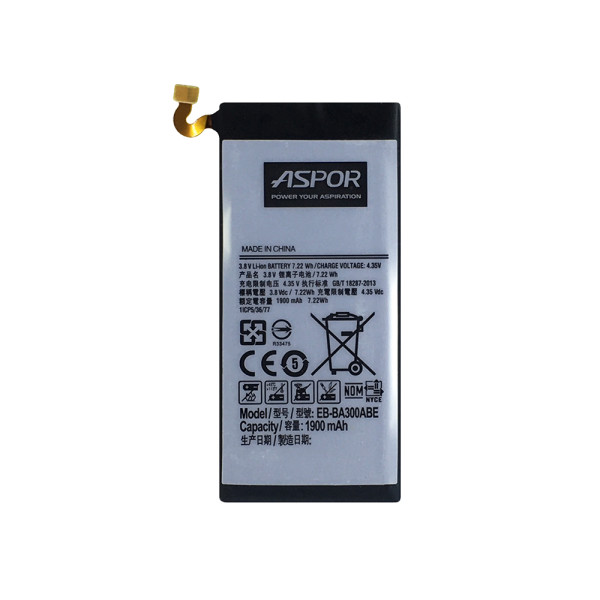 Акумулятор Aspor BMS6381/EB-BA300ABE для Samsung A3 2015 Акумулятор Aspor BMS6381/EB-BA300ABE для Samsung A3 2015