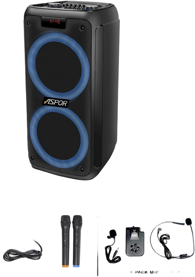 Bluetooth колонка Aspor A668- чорний